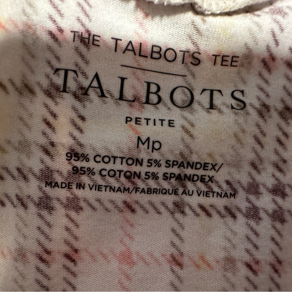 Talbots The Talbots Tee Plaid Turtleneck Sweater Medium Petite - Picture 2 of 8